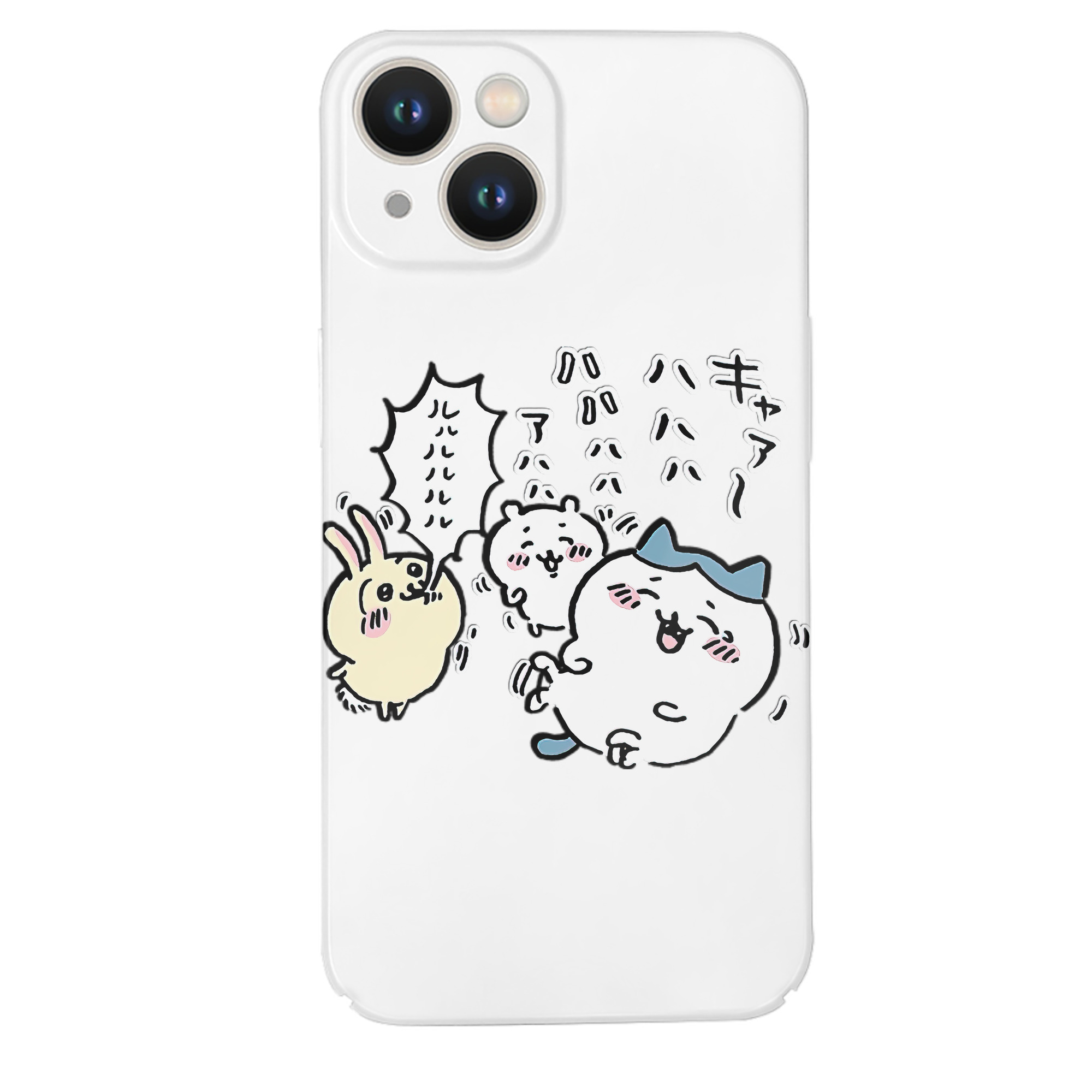 （画像用） ちいかわ うさぎ Chii-kawa usagi 【iPhone 14シリーズ対応】ハードケース