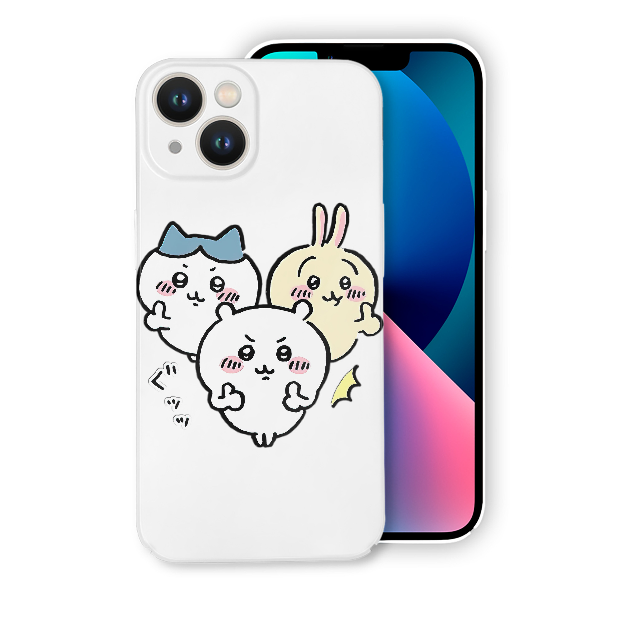 （画像用） ちいかわ うさぎ Chii-kawa usagi 【iPhone 14シリーズ対応】ハードケース