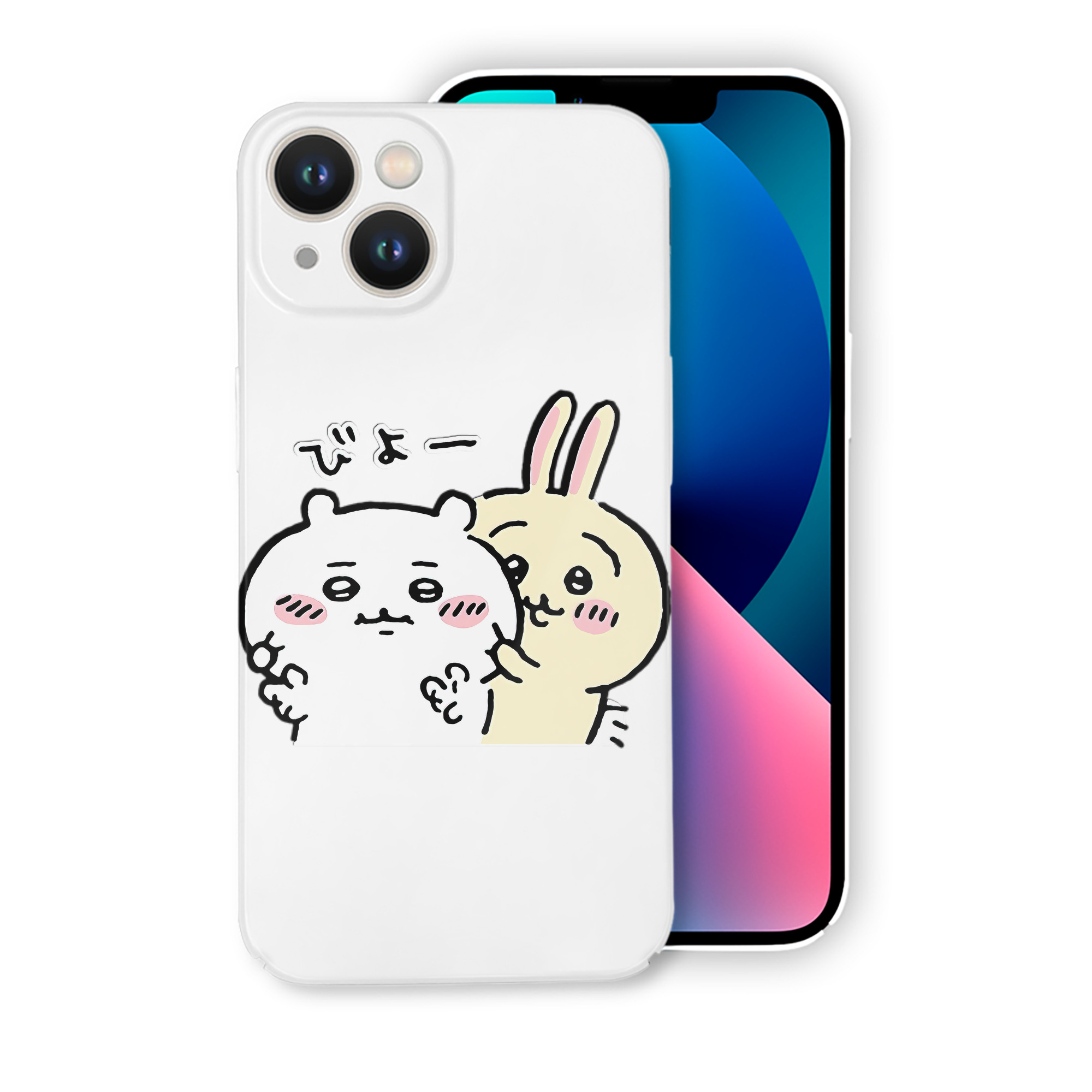 （画像用） ちいかわ うさぎ Chii-kawa usagi 【iPhone 14シリーズ対応】ハードケース