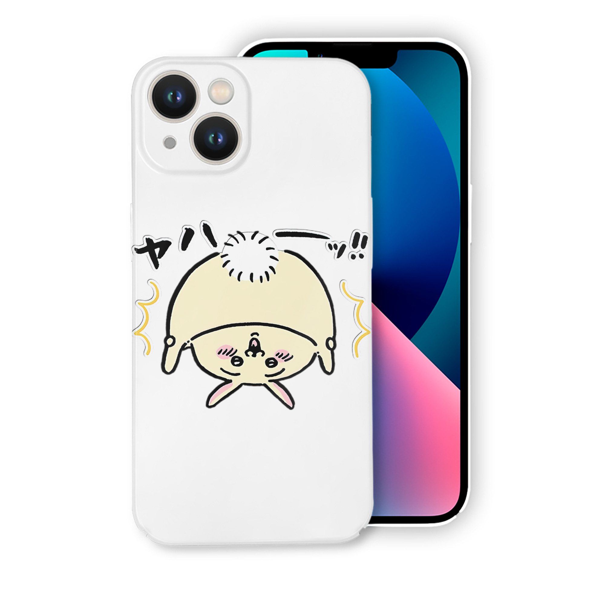 （画像用） ちいかわ うさぎ Chii-kawa usagi 【iPhone 14シリーズ対応】ハードケース