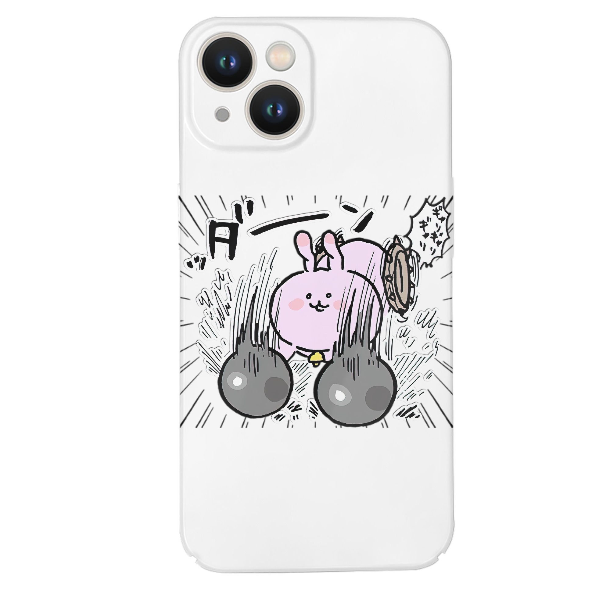 （画像用） ちいかわ うさぎ Chii-kawa usagi 【iPhone 14シリーズ対応】ハードケース