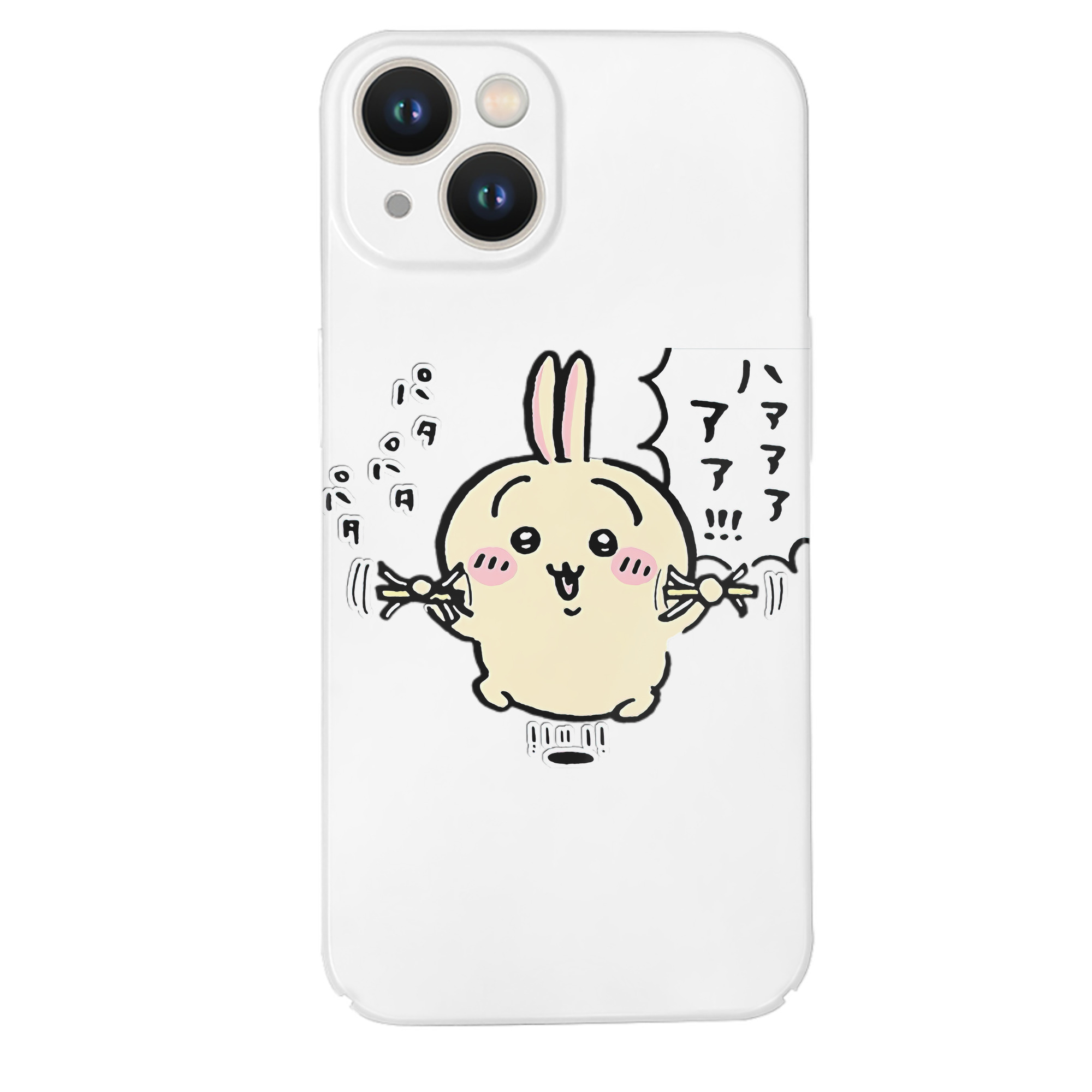 （画像用） ちいかわ うさぎ Chii-kawa usagi 【iPhone 14シリーズ対応】ハードケース