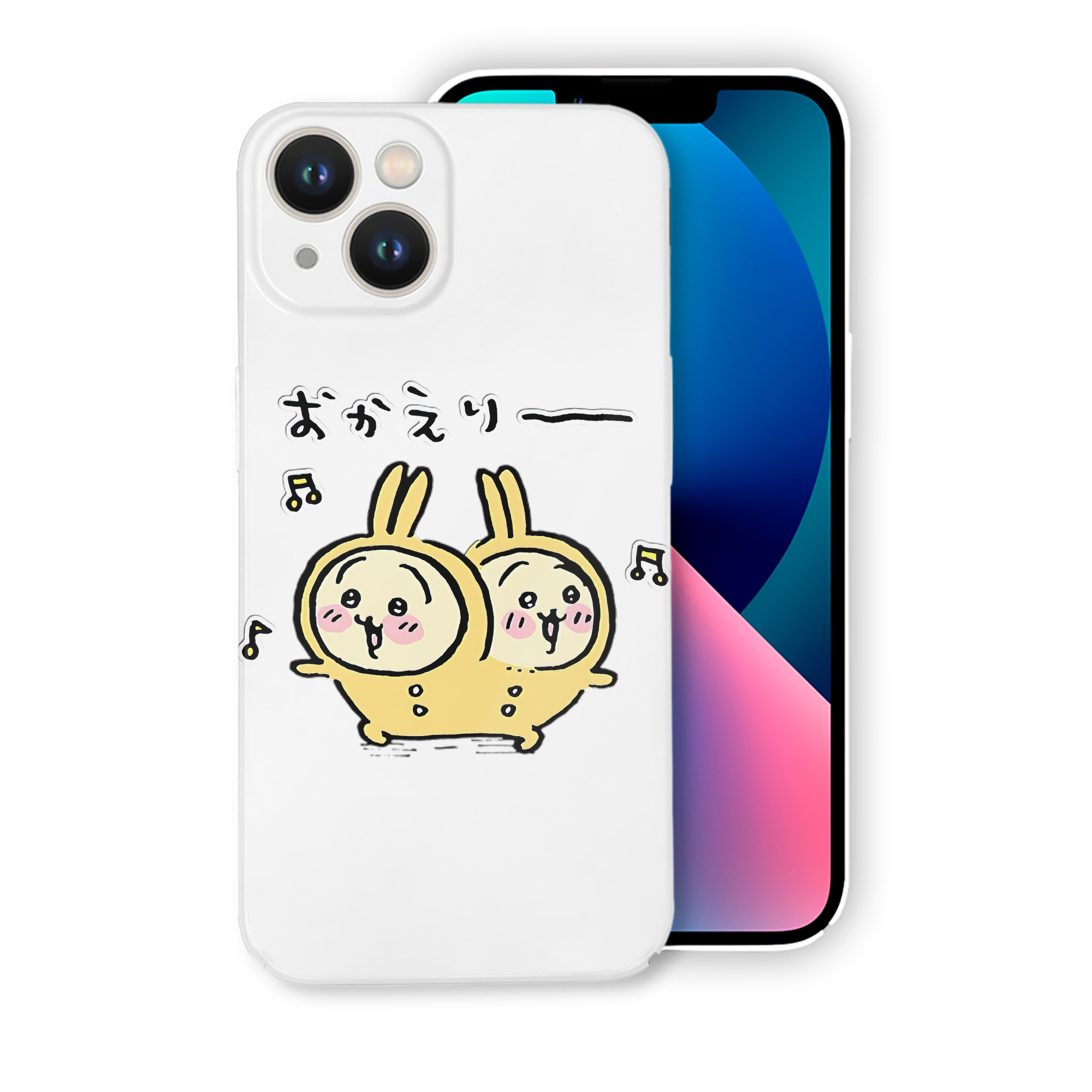 （画像用） ちいかわ うさぎ Chii-kawa usagi 【iPhone 14シリーズ対応】ハードケース