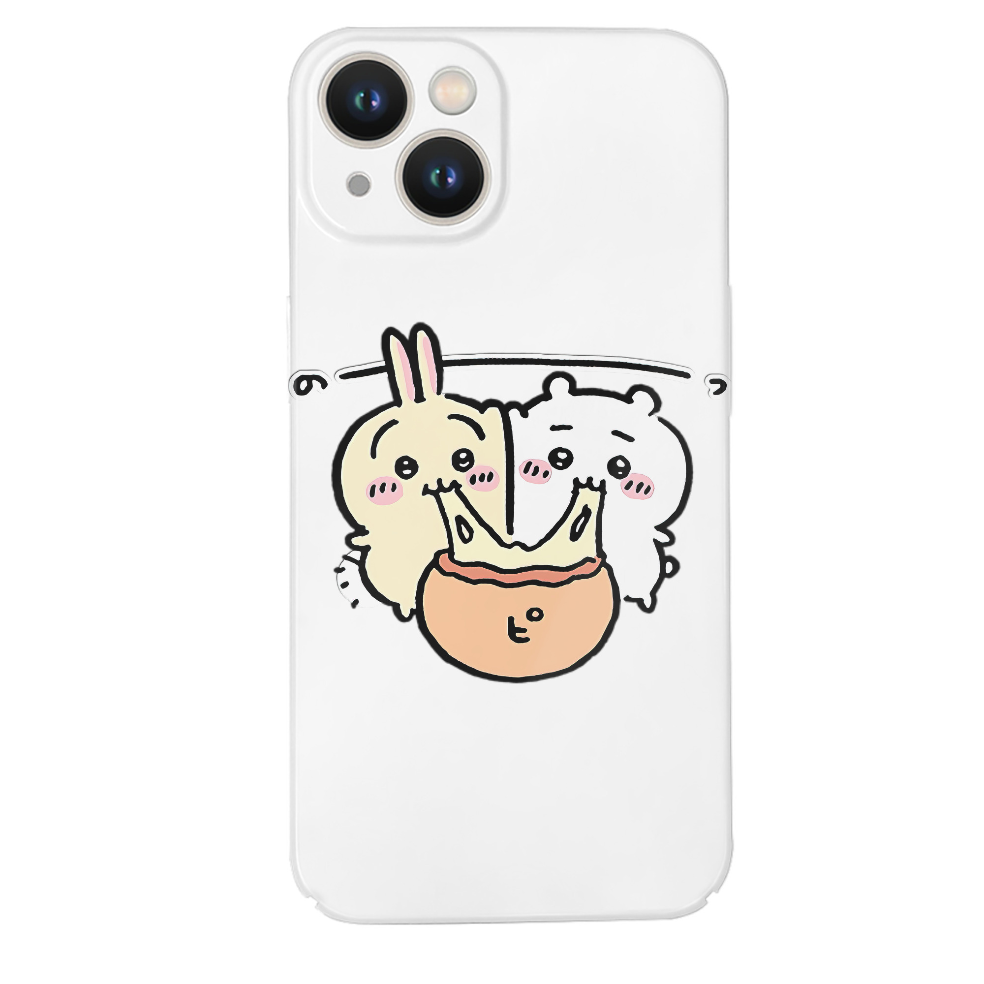 （画像用） ちいかわ うさぎ Chii-kawa usagi 【iPhone 14シリーズ対応】ハードケース