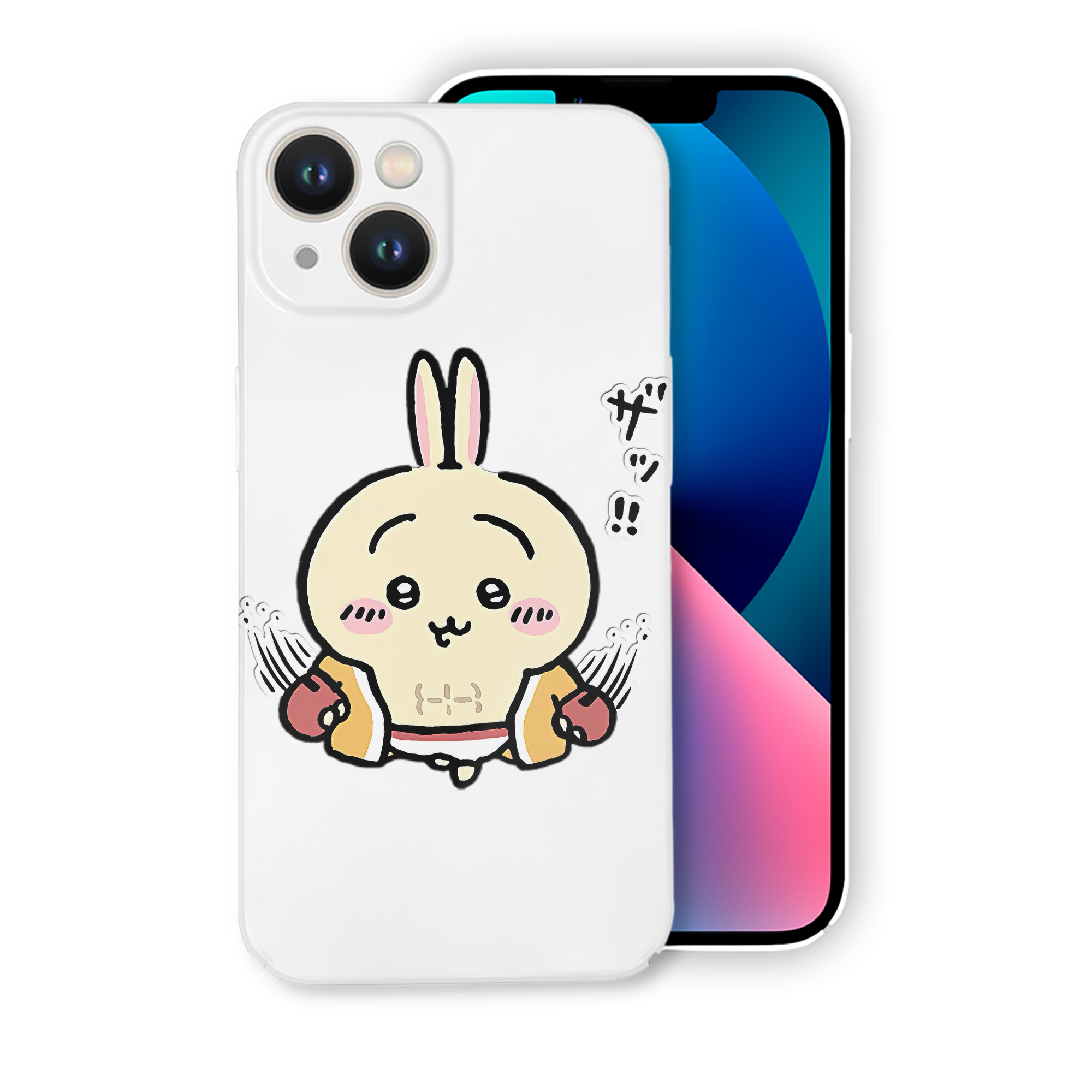 （画像用） ちいかわ うさぎ Chii-kawa usagi 【iPhone 14シリーズ対応】ハードケース
