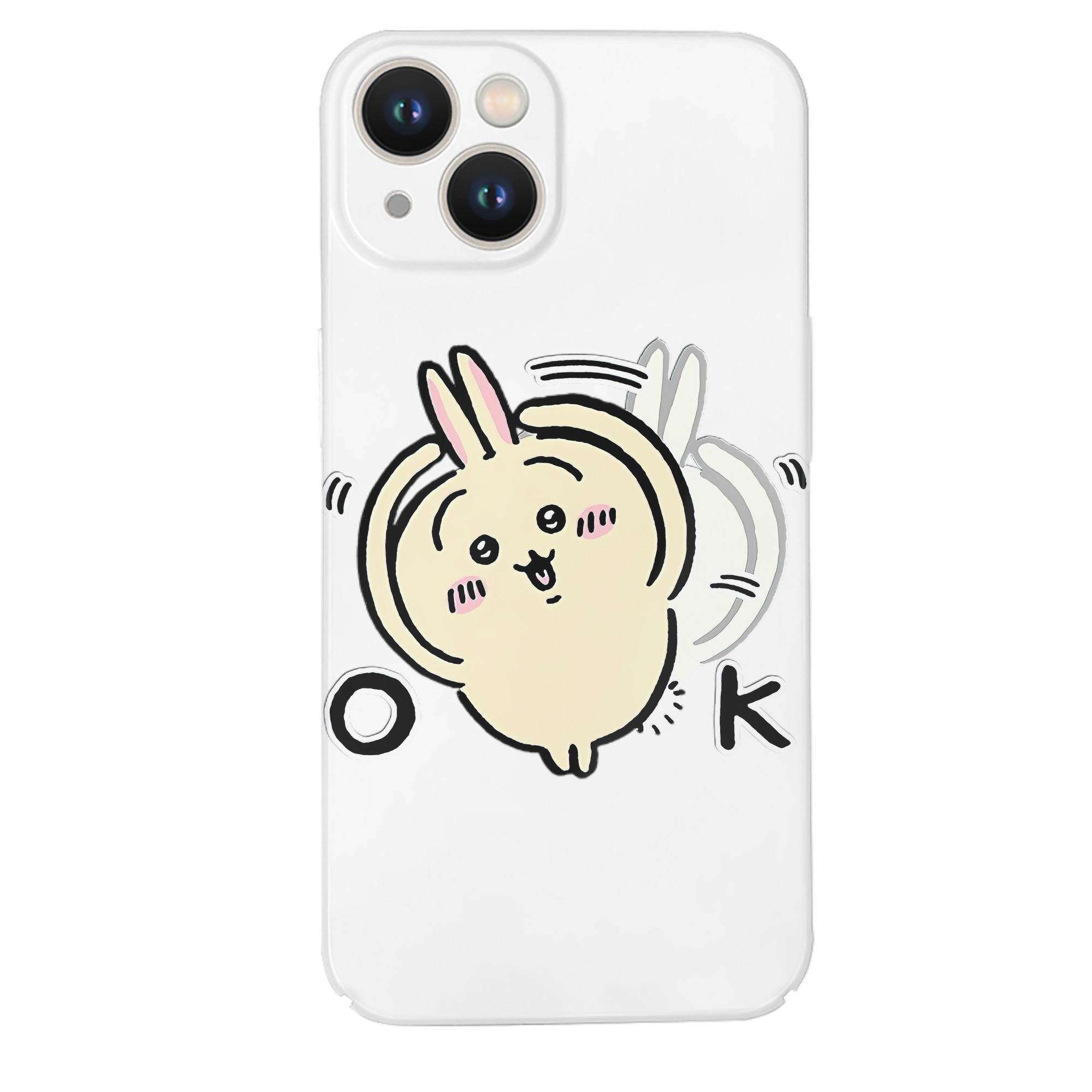 （画像用） ちいかわ うさぎ Chii-kawa usagi 【iPhone 14シリーズ対応】ハードケース