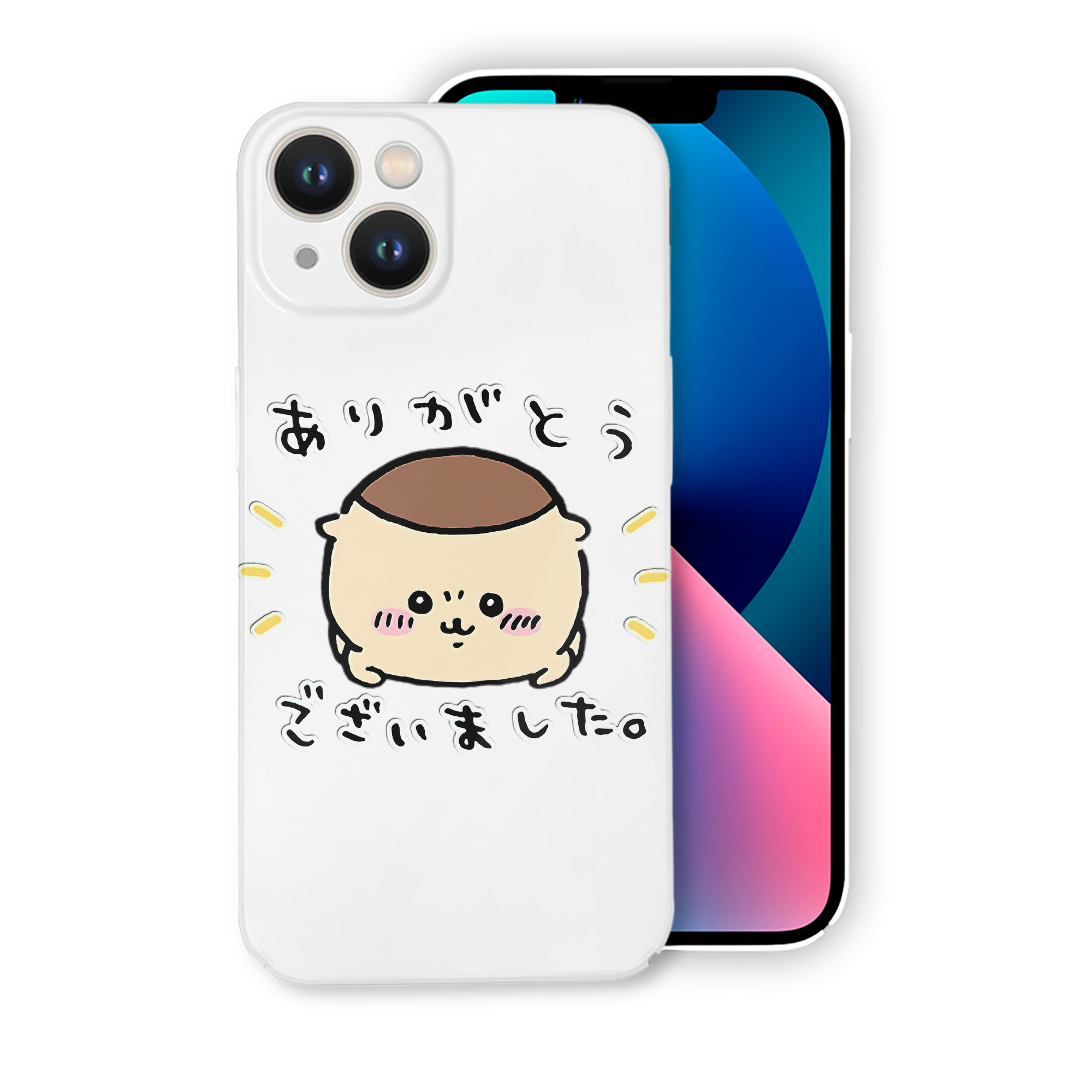 （画像用） ちいかわ くりまんじゅう Chii-kawa kuri manjū 【iPhone 14シリーズ対応】ハードケース
