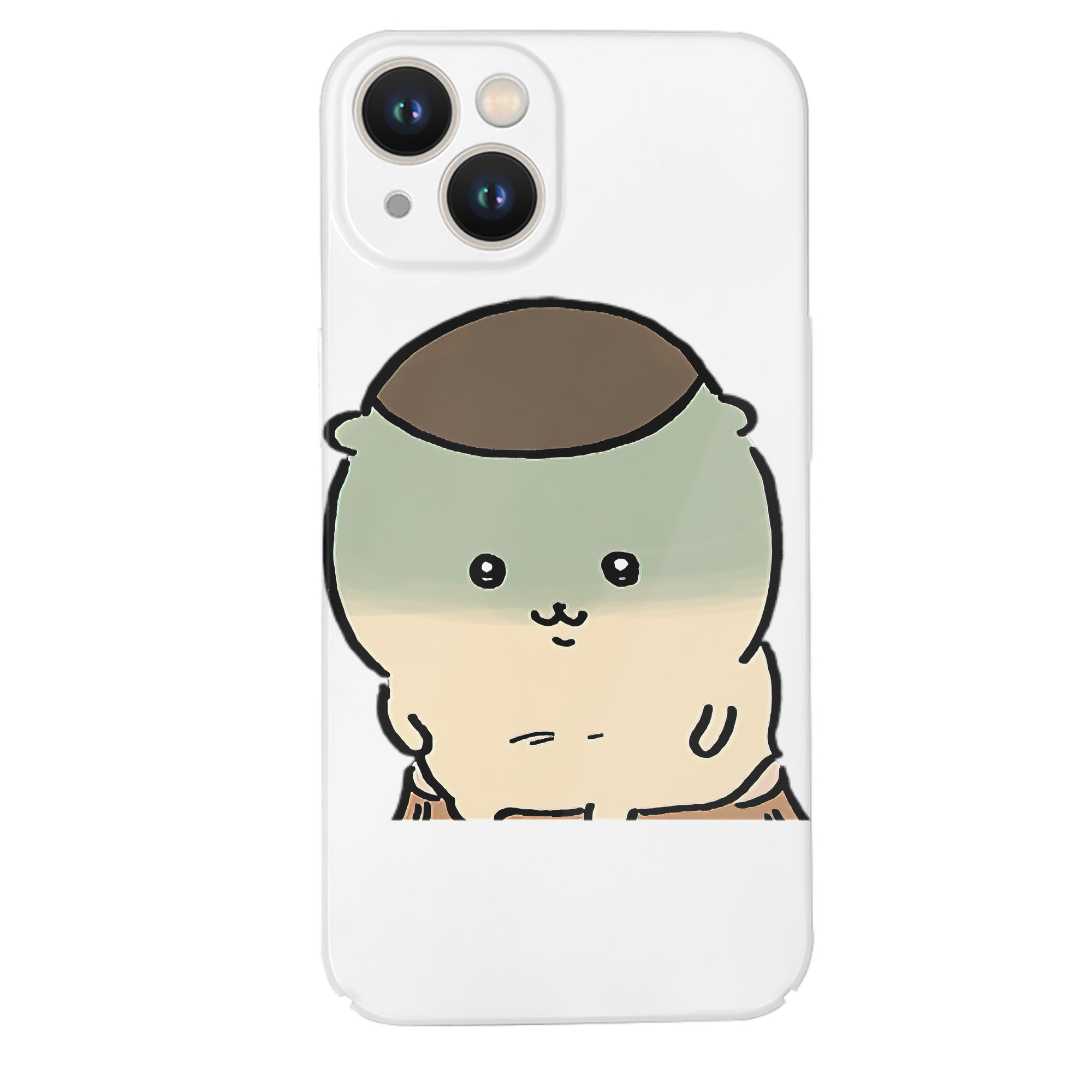 （画像用） ちいかわ くりまんじゅう Chii-kawa kuri manjū 【iPhone 14シリーズ対応】ハードケース