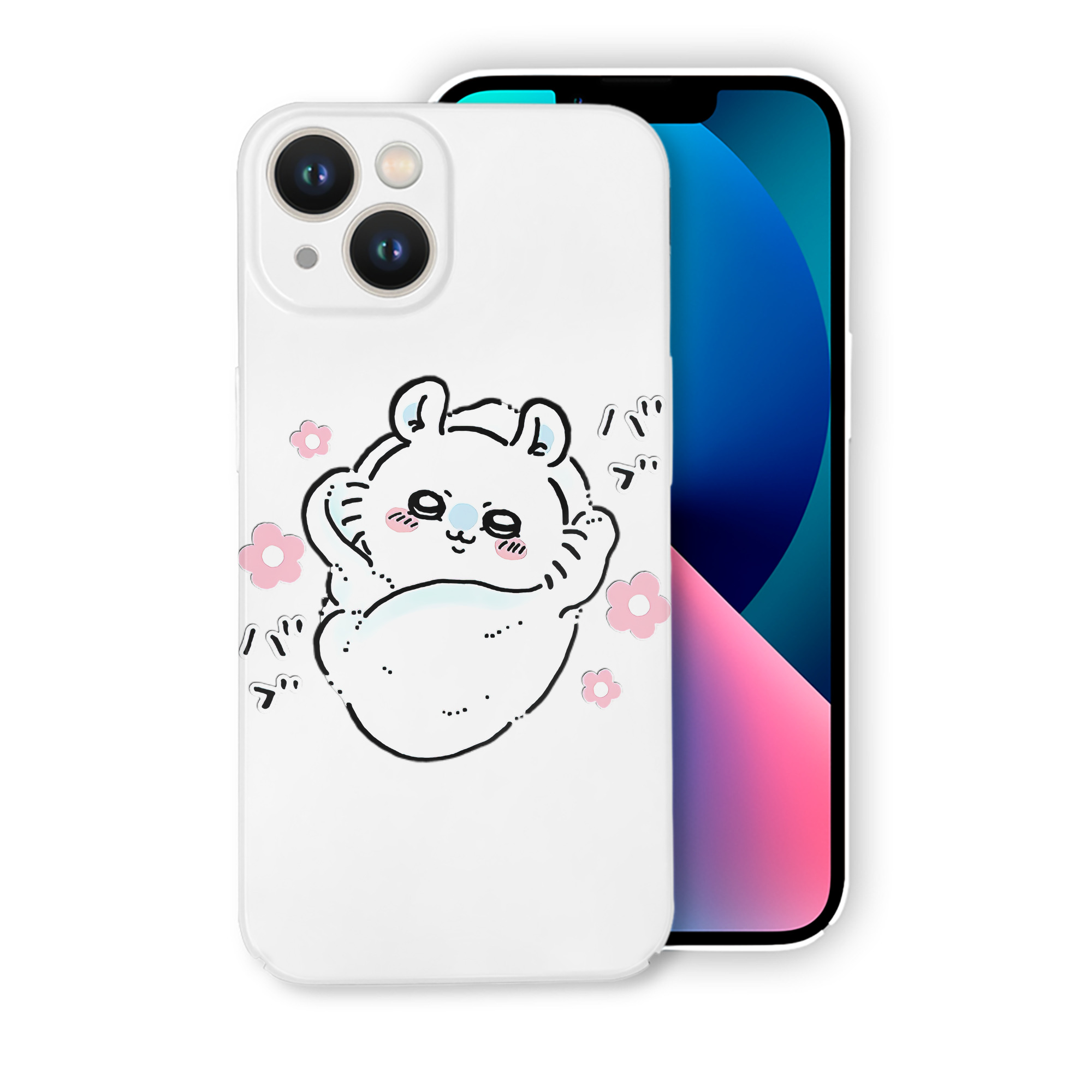 （画像用） ちいかわ モモンガ Chii-kawa Momonga 【iPhone 14シリーズ対応】ハードケース