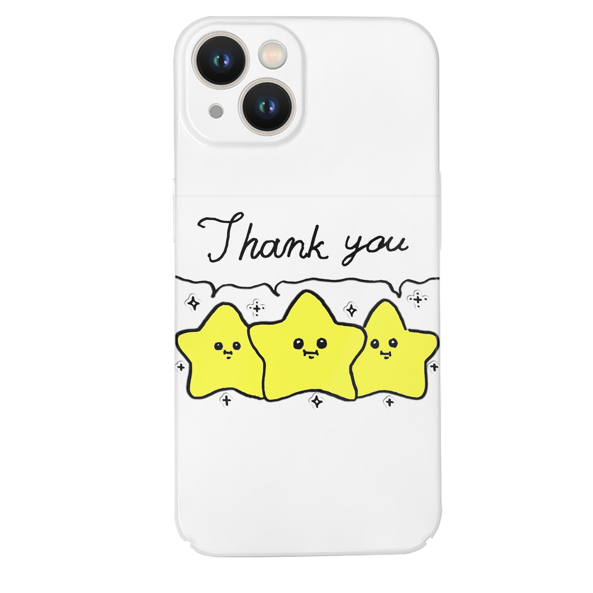 （画像用） ちいかわ 流れ星 Chii-kawa Shooting star 【iPhone 14シリーズ対応】ハードケース