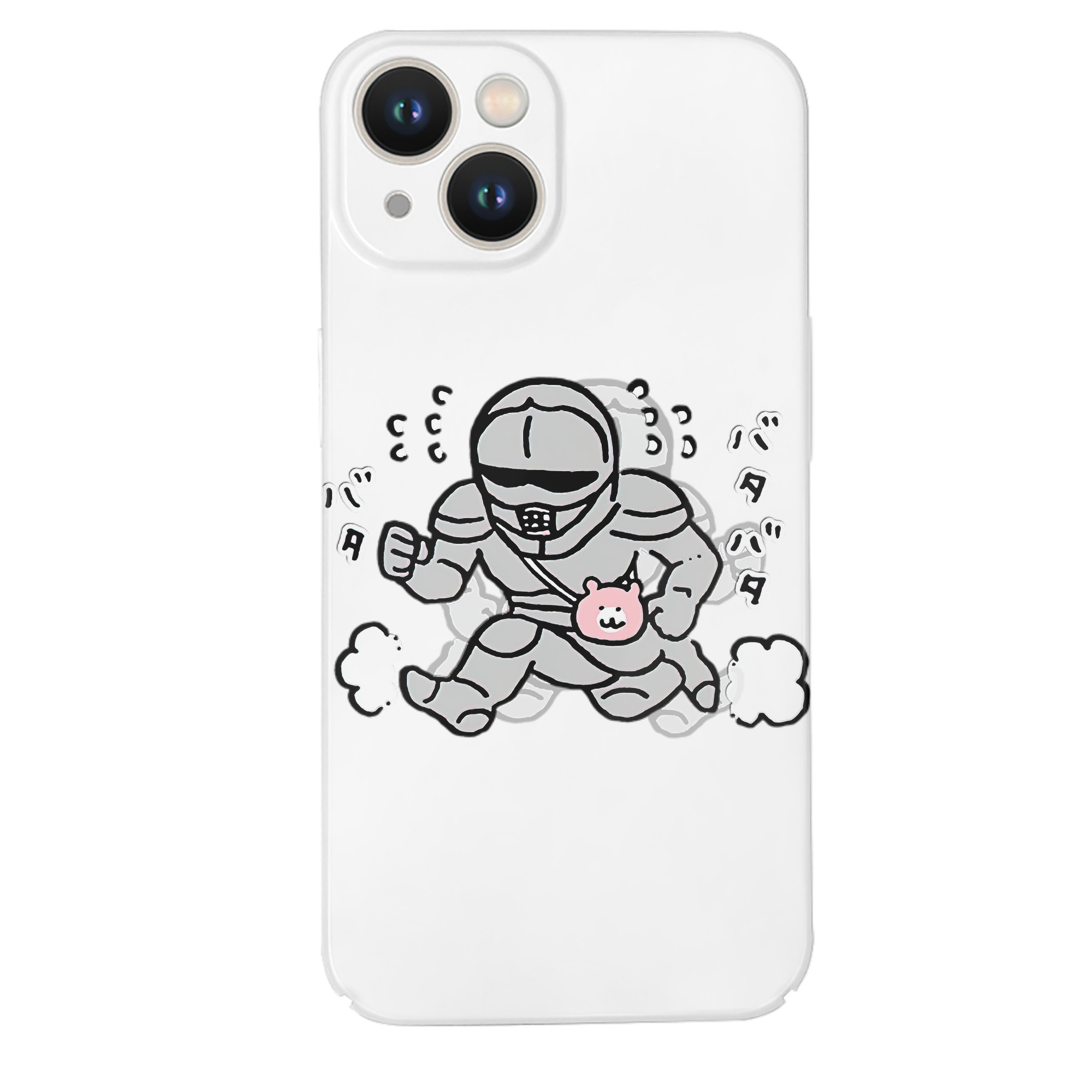 （画像用） ちいかわ 労働の鎧さん Chii-kawa Mr. Armor of Labor 【iPhone 14シリーズ対応】ハードケース