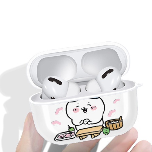 ちいかわ ハチワレ Chii-kawa hachiware 【AirPods Pro用】ハードシェル保護ケース 耐衝撃・防指紋・カラビナ付き商品仕様