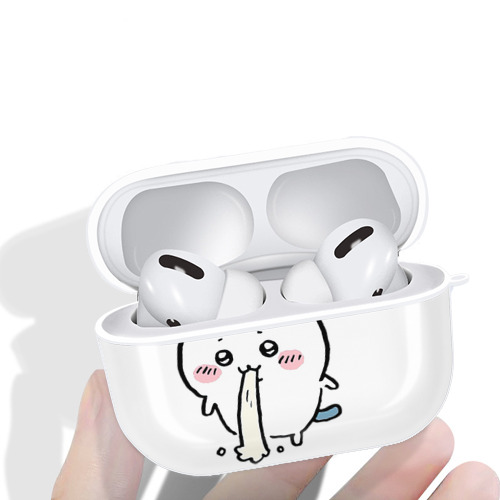 ちいかわ ハチワレ Chii-kawa hachiware 【AirPods Pro用】ハードシェル保護ケース 耐衝撃・防指紋・カラビナ付き商品仕様
