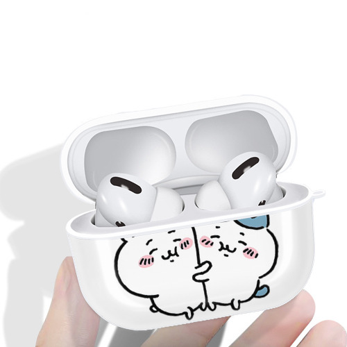 ちいかわ ハチワレ Chii-kawa hachiware 【AirPods Pro用】ハードシェル保護ケース 耐衝撃・防指紋・カラビナ付き商品仕様