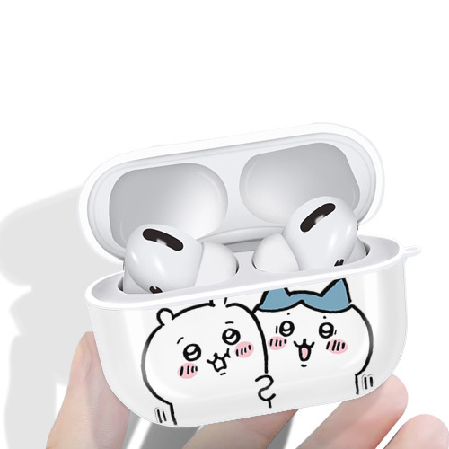 ちいかわ ハチワレ Chii-kawa hachiware 【AirPods Pro用】ハードシェル保護ケース 耐衝撃・防指紋・カラビナ付き商品仕様