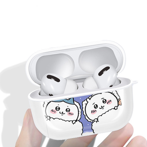 ちいかわ ハチワレ Chii-kawa hachiware 【AirPods Pro用】ハードシェル保護ケース 耐衝撃・防指紋・カラビナ付き商品仕様