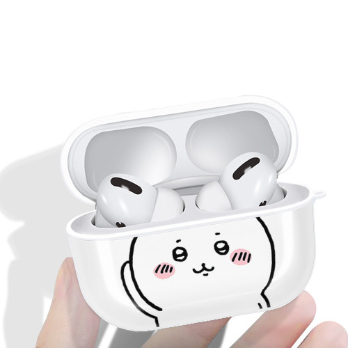 ちいかわ ハチワレ Chii-kawa hachiware 【AirPods Pro用】ハードシェル保護ケース 耐衝撃・防指紋・カラビナ付き商品仕様