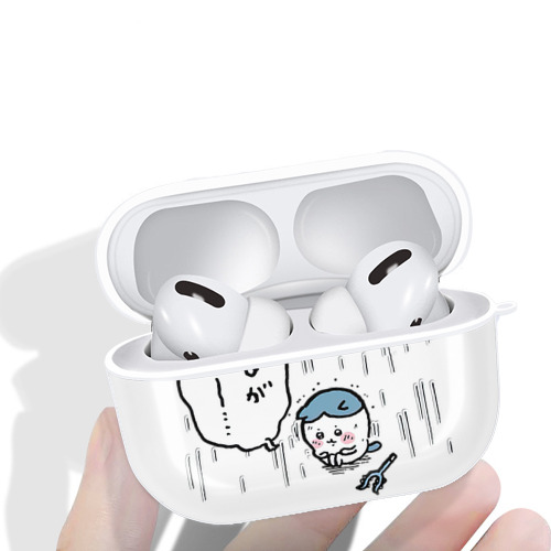 ちいかわ ハチワレ Chii-kawa hachiware 【AirPods Pro用】ハードシェル保護ケース 耐衝撃・防指紋・カラビナ付き商品仕様