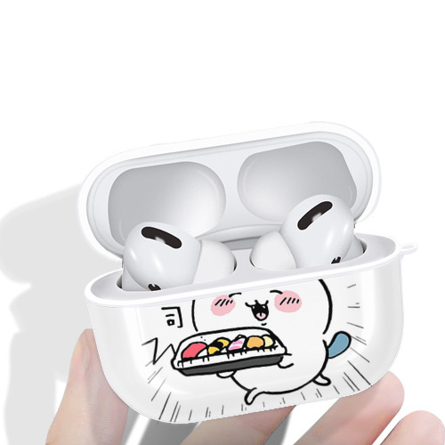 ちいかわ ハチワレ Chii-kawa hachiware 【AirPods Pro用】ハードシェル保護ケース 耐衝撃・防指紋・カラビナ付き商品仕様