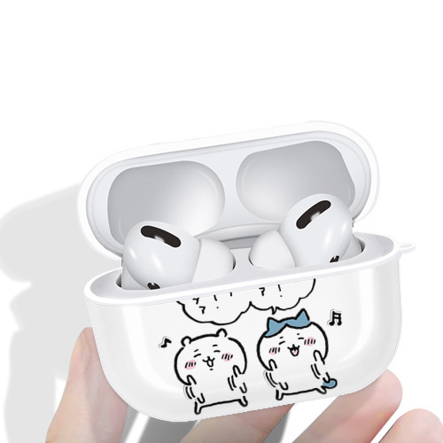 ちいかわ ハチワレ Chii-kawa hachiware 【AirPods Pro用】ハードシェル保護ケース 耐衝撃・防指紋・カラビナ付き商品仕様
