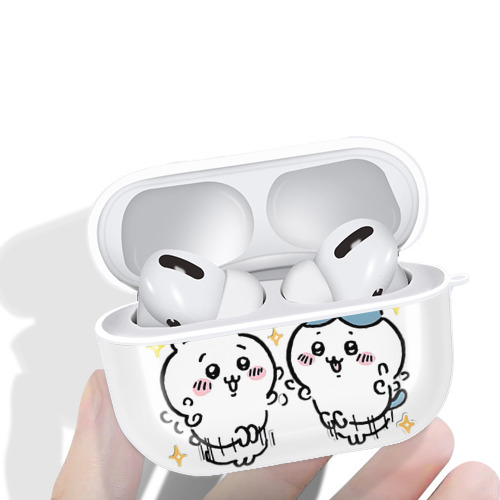ちいかわ ハチワレ Chii-kawa hachiware 【AirPods Pro用】ハードシェル保護ケース 耐衝撃・防指紋・カラビナ付き商品仕様