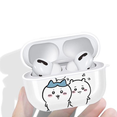 ちいかわ ハチワレ Chii-kawa hachiware 【AirPods Pro用】ハードシェル保護ケース 耐衝撃・防指紋・カラビナ付き商品仕様