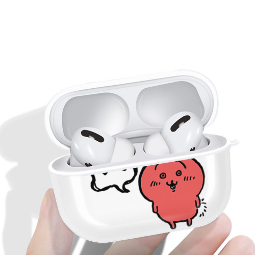ちいかわ ハチワレ Chii-kawa hachiware 【AirPods Pro用】ハードシェル保護ケース 耐衝撃・防指紋・カラビナ付き商品仕様