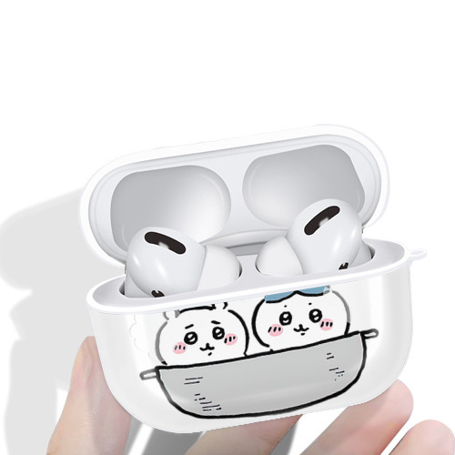 ちいかわ ハチワレ Chii-kawa hachiware 【AirPods Pro用】ハードシェル保護ケース 耐衝撃・防指紋・カラビナ付き商品仕様