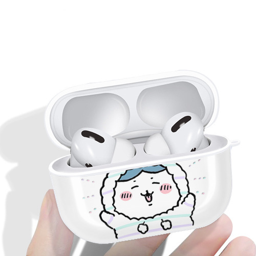 ちいかわ ハチワレ Chii-kawa hachiware 【AirPods Pro用】ハードシェル保護ケース 耐衝撃・防指紋・カラビナ付き商品仕様
