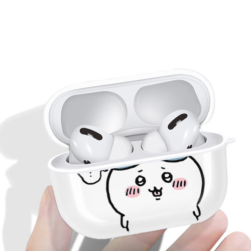 ちいかわ ハチワレ Chii-kawa hachiware 【AirPods Pro用】ハードシェル保護ケース 耐衝撃・防指紋・カラビナ付き商品仕様
