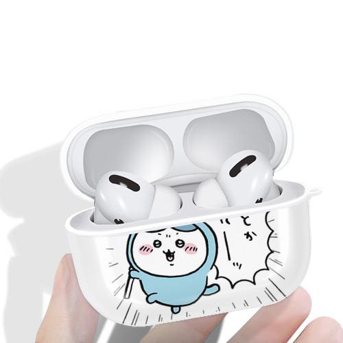 ちいかわ ハチワレ Chii-kawa hachiware 【AirPods Pro用】ハードシェル保護ケース 耐衝撃・防指紋・カラビナ付き商品仕様