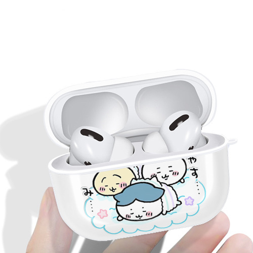ちいかわ ハチワレ Chii-kawa hachiware 【AirPods Pro用】ハードシェル保護ケース 耐衝撃・防指紋・カラビナ付き商品仕様