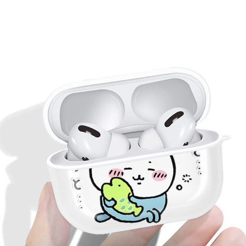 ちいかわ ハチワレ Chii-kawa hachiware 【AirPods Pro用】ハードシェル保護ケース 耐衝撃・防指紋・カラビナ付き商品仕様