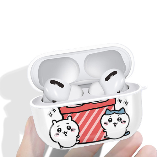 ちいかわ ハチワレ Chii-kawa hachiware 【AirPods Pro用】ハードシェル保護ケース 耐衝撃・防指紋・カラビナ付き商品仕様