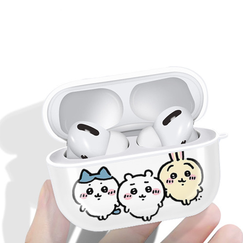 ちいかわ ハチワレ Chii-kawa hachiware 【AirPods Pro用】ハードシェル保護ケース 耐衝撃・防指紋・カラビナ付き商品仕様