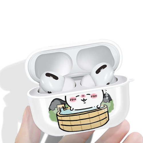 ちいかわ ハチワレ Chii-kawa hachiware 【AirPods Pro用】ハードシェル保護ケース 耐衝撃・防指紋・カラビナ付き商品仕様