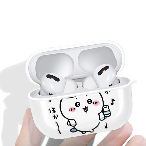 ちいかわ ハチワレ Chii-kawa hachiware 【AirPods Pro用】ハードシェル保護ケース 耐衝撃・防指紋・カラビナ付き商品仕様