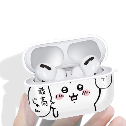 ちいかわ ハチワレ Chii-kawa hachiware 【AirPods Pro用】ハードシェル保護ケース 耐衝撃・防指紋・カラビナ付き商品仕様