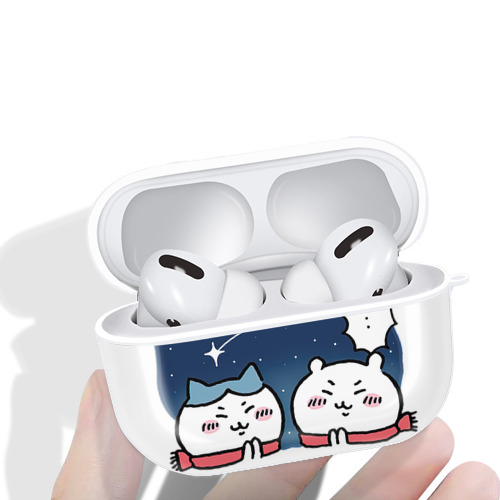 ちいかわ ハチワレ Chii-kawa hachiware 【AirPods Pro用】ハードシェル保護ケース 耐衝撃・防指紋・カラビナ付き商品仕様