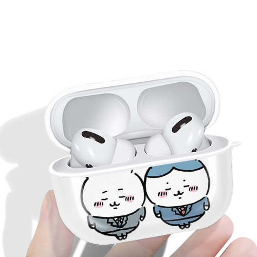 ちいかわ ハチワレ Chii-kawa hachiware 【AirPods Pro用】ハードシェル保護ケース 耐衝撃・防指紋・カラビナ付き商品仕様