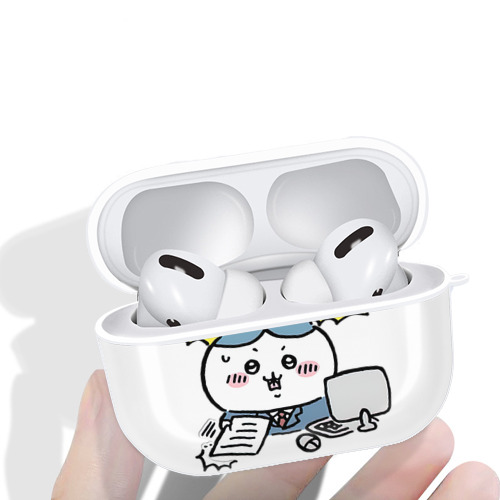 ちいかわ ハチワレ Chii-kawa hachiware 【AirPods Pro用】ハードシェル保護ケース 耐衝撃・防指紋・カラビナ付き商品仕様