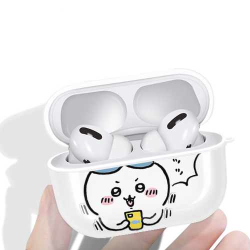 ちいかわ ハチワレ Chii-kawa hachiware 【AirPods Pro用】ハードシェル保護ケース 耐衝撃・防指紋・カラビナ付き商品仕様