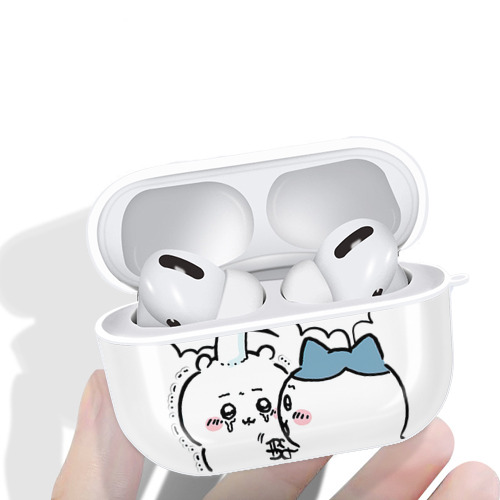ちいかわ ハチワレ Chii-kawa hachiware 【AirPods Pro用】ハードシェル保護ケース 耐衝撃・防指紋・カラビナ付き商品仕様