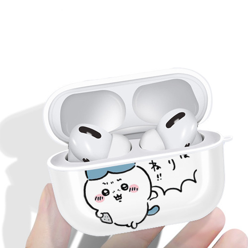 ちいかわ ハチワレ Chii-kawa hachiware 【AirPods Pro用】ハードシェル保護ケース 耐衝撃・防指紋・カラビナ付き商品仕様