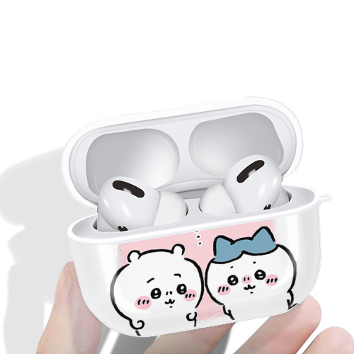 ちいかわ ハチワレ Chii-kawa hachiware 【AirPods Pro用】ハードシェル保護ケース 耐衝撃・防指紋・カラビナ付き商品仕様