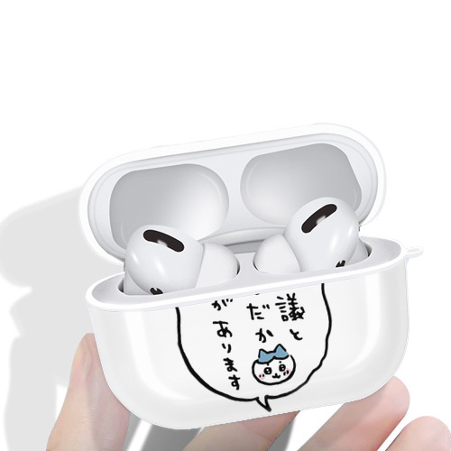 ちいかわ ハチワレ Chii-kawa hachiware 【AirPods Pro用】ハードシェル保護ケース 耐衝撃・防指紋・カラビナ付き商品仕様