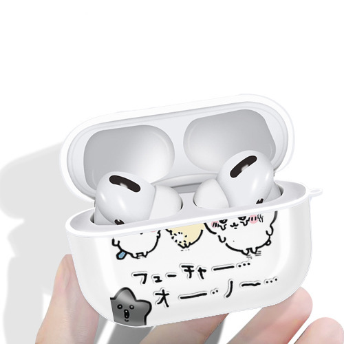 ちいかわ ハチワレ Chii-kawa hachiware 【AirPods Pro用】ハードシェル保護ケース 耐衝撃・防指紋・カラビナ付き商品仕様