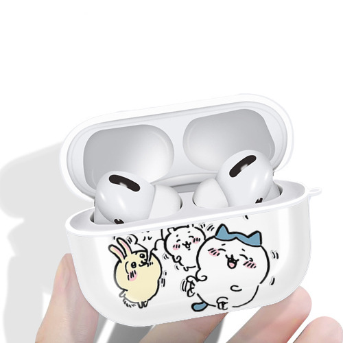 ちいかわ うさぎ Chii-kawa usagi 【AirPods Pro用】ハードシェル保護ケース 耐衝撃・防指紋・カラビナ付き商品仕様