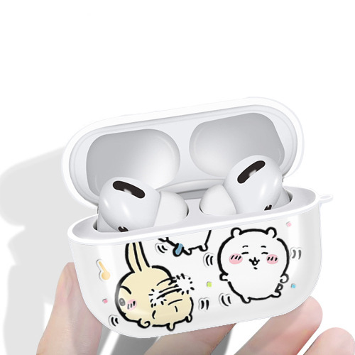ちいかわ うさぎ Chii-kawa usagi 【AirPods Pro用】ハードシェル保護ケース 耐衝撃・防指紋・カラビナ付き商品仕様