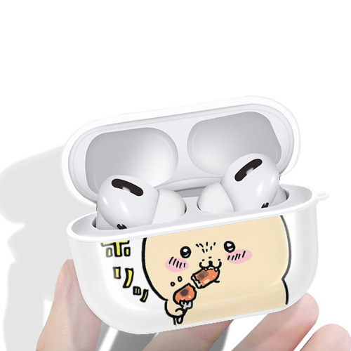 ちいかわ くりまんじゅう Chii-kawa kuri manjū 【AirPods Pro用】ハードシェル保護ケース 耐衝撃・防指紋・カラビナ付き商品仕様